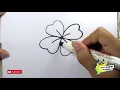 How to Draw Four Leaf Clover