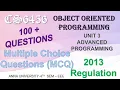 CS6456 2013 REGULATION OOPs UNIT 3 ADVANCED PROGRAMMING MCQ