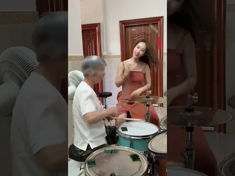 大师姐打的太好了#孟瑶架子鼓#北国之春#广西杨奶奶