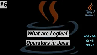 What are Logical Operators in Java in Hindi Urdu Java Tutorials