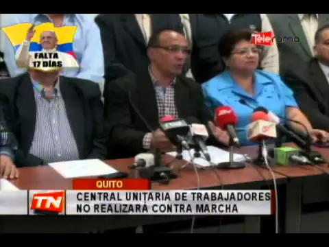 Central unitaria de trabajadores no realizará contra marcha