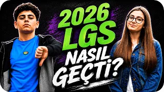LGS 2026 Nasıl Geçti? Matematik Zor Muydu? Röportaj 🎤