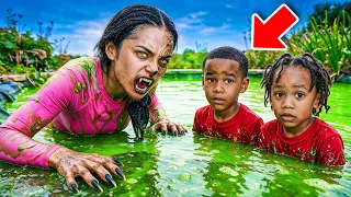 MY MOM IS A POND MONSTER… HELP ME !