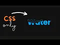 Pure CSS3 Water Wave Text Animation Effects Using CSS Clip-path
