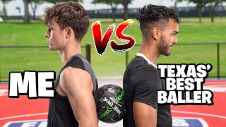 Street Panna Vs Texas' Best Baller! 1v1 Challenge with Lee Benting!