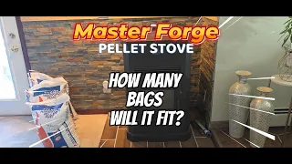 Master Forge pellet stove capacity