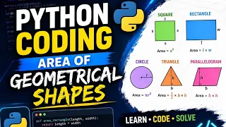 Python Program to Calculate Area of some Geometrical Shapes Beginner Project Shahin 252001007