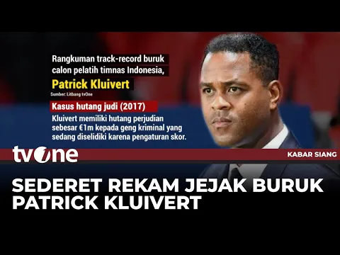 Rangkuman Track Record Patrick Kluivert, Begini Respon Masyarakat