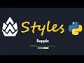 Pynecone Styling Tutorial with www Rapple lol