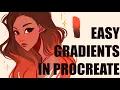 HOW TO MAKE A GRADIENT IN PROCREATE 2 easy ways to make gradients