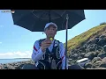 【想來個路邊磯輕鬆釣~竟然碰到海中的黃金蠻牛🐮!】我的竿子變成7字形了，新塗裝KO阿波預告登場#熱血大叔