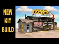 Building a tavern for our model railroad layout
