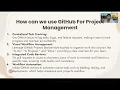 Software Project Management using Github