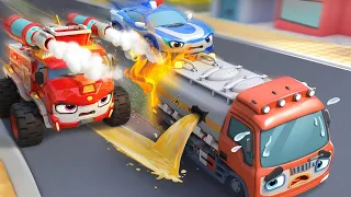 Tanker Truck Song | 🚒🚓 Street Vehicles | Kids Songs | BabyBus - Cars World