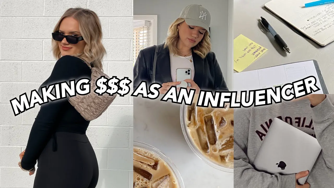 HOW I MAKE MONEY AS AN INFLUENCER! the tea on sponsored posts, youtube ads & tips for new bloggers