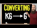 How To Convert Kilograms Into Grams KG To G