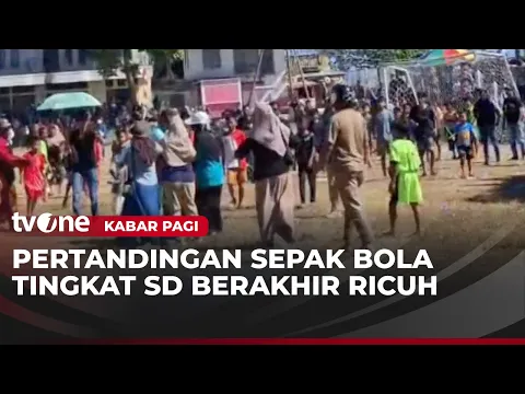 Orang Tua Ikut Adu Jotos! Pertandingan Bola Tingkat SD Berakhir Ricuh