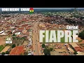 Fiapre luchtfoto in de Sunyani West Bono-regio van Ghana 4K