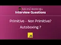 Primitive Non Primitive Autoboxing JS Interview Question Code Malayalam