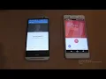 Incoming call \u0026 Outgoing call at the Same Time Sony Xperia E5 +HTC ONE M8