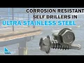 Ultra Stainless Steel Corrosion Resistant Self Drilling Screws Fasteners 101