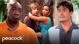 two and a half men will jake s antics get charlie beat up