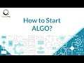 How to start Algorithmic Trading