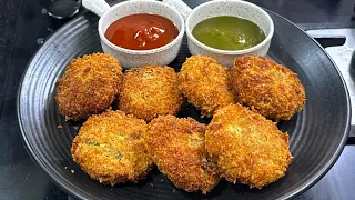 இனி snacks டென்ஷன் இல்லை 15 நிமிடத்தில் டேஸ்டா செஞ்சு குடுத்து அசத்துங்க / Parsy Chicken cutlets