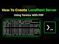 Run Your Own Server On Android Phone Localhost Tutorial