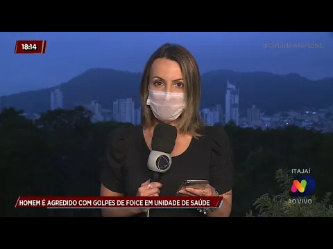 Homem é agredido com golpes de foice em unidade de saúde em Porto Belo