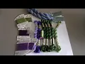 My New Mono-Canvas Project Fabric and Threads I Use For Stitching