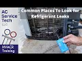 Where to Find R-22 R-410A LEAKS on AC Units Top 10 Spots
