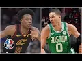 Jayson Tatum Celtics top Collin Sexton Cavs on the road NBA Highlights