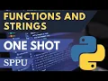 PPS Unit 3 One Shot SPPU Functions And Strings In Python