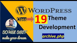 Class-19 How to Create Archive Page archive php in WordPress
