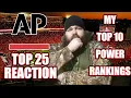 My Top 10 vs The AP Rankings in College Football Which is BETTER