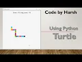 Snake game with python turtle Jupiter lab