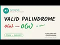 Valid Palindrome in Plain English NeetCode 150 LeetCode 125
