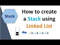 How to create a Stack Using LinkedList