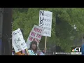 Nurses picket at Backus Hospital in Norwich in Connecticut