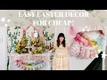 DIY Easter Decor on a Budget Love Shack Fancy Basket Easter Mantel Decor