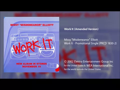 Download MP3 Missy Elliott - Work It (Clean/Amended Version)
