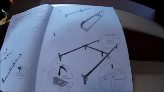 Mainstays 7 Adjustable Bed Frame Black Steel