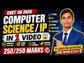 CUET UG 2026 Computer One Shot - 308 Marathon Lateral Entry Full Part 1