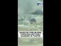 Massive fire burns through historic hangar in Tustin