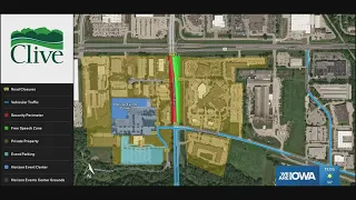 Parts of NW 100th Street Hickman Road closed ahead of Trump s visit