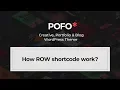 POFO WordPress Theme - How row shortcode work