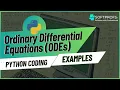 Ordinary Differential Equation ODEs Programming with Python - Examples