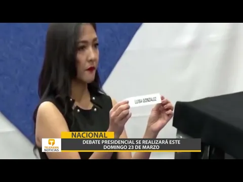 Debate presidencial se realizará este domingo 23 de marzo