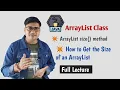 ArrayList size method in Java Java ArrayList size Get the size of an ArrayList in Java